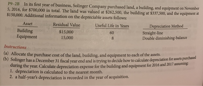 do part a),b), & c) P9-2B In its first year of