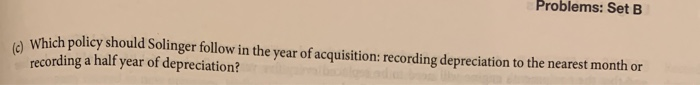 business, Solinger Company purchased land, a building, and equipment on November 5,