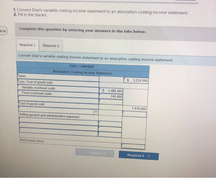 single product. This company's sales totaled 52,000 units, but its production was