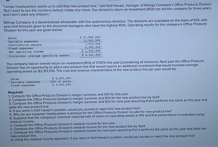please list answer by question number "I know headquarters wants us to