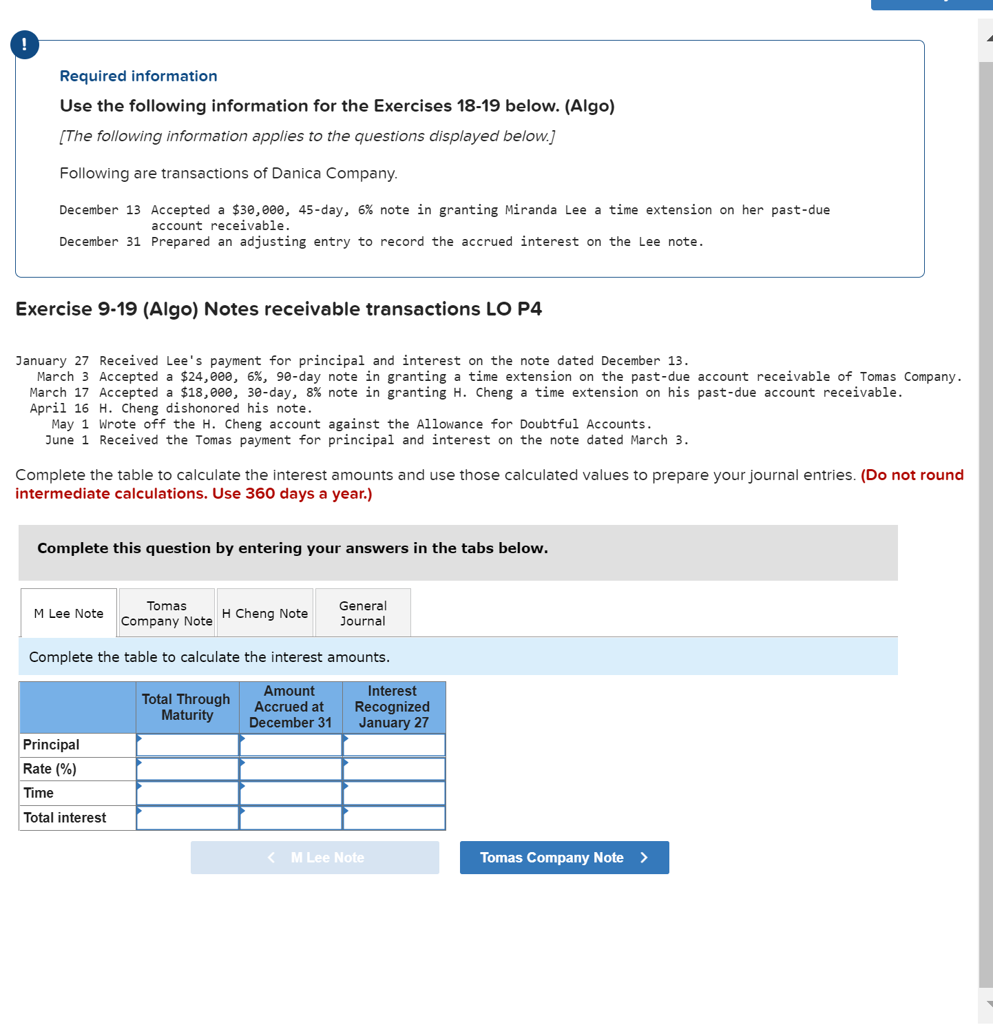 please answer ! Required information Use the following information for the
