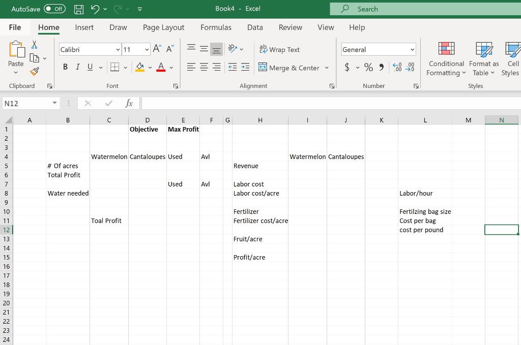 **** PLEASE SOLVE IN EXCEL**** Build a spreadsheet model to solve the
