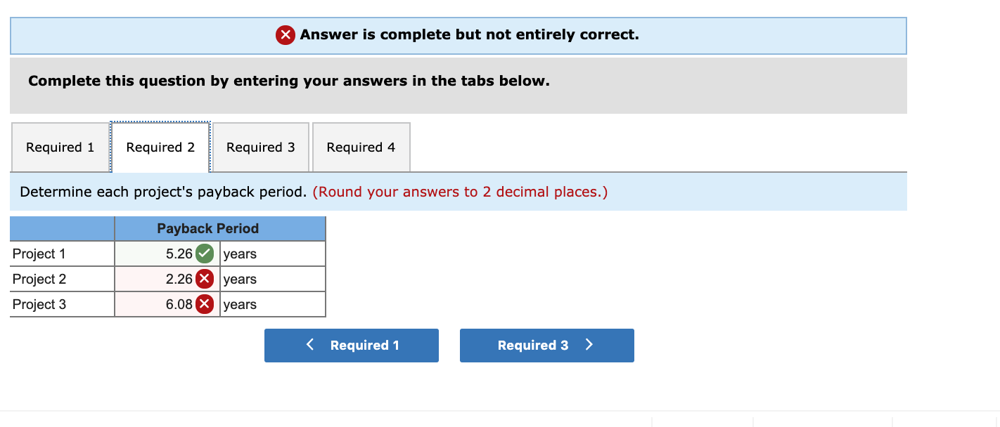 Hearne Company has a number of potential capital investments. Because these projects