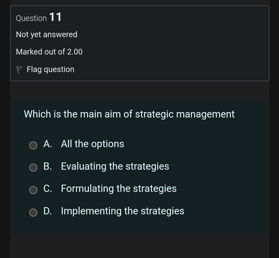 large in business? A. Suppliers B. Customers O C. Employees O D.