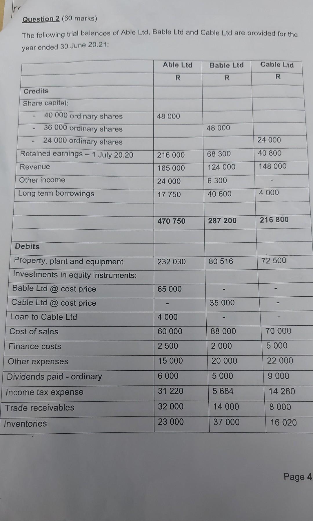  please help to solve this question,the whole question 2 Question 2