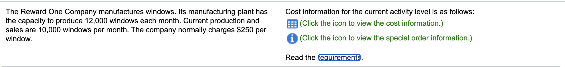  DATA TABLE: MORE INFO: REQUIREMENTS REQUIREMENTS 1& 2 Please help me