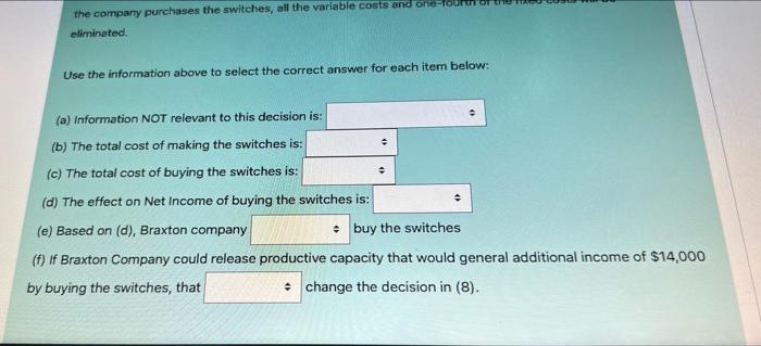 80,000 wches for its perwators are as follows: Direct Materials $100,000 Direct
