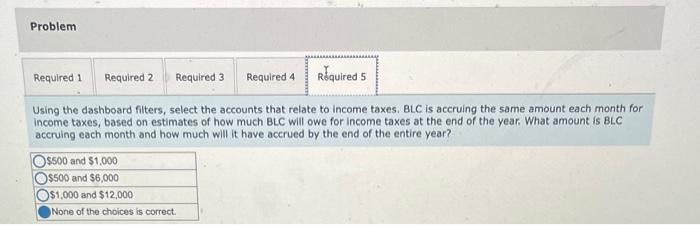 expired in the current month? 2. BLC records the same amount of