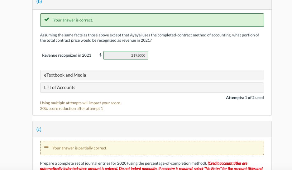 I know how you got the answers. Thank you! Ayayai Construction Company