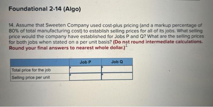 the beginning of March and no beginning inventories. The company has two
