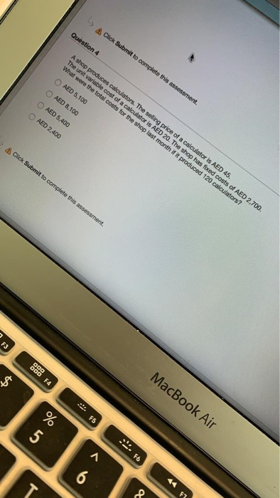 AED 7.400. The total costs for the phone shop in the same