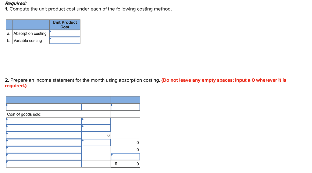 Zurgot Inc. has just organized a new division to manufacture and sell