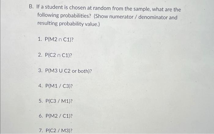 asked their home county and their major. The counties are broken down