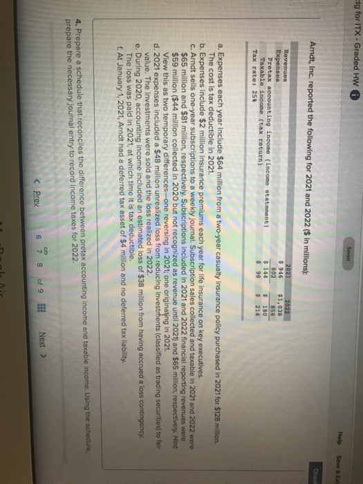  Etg for ITX - Graded HW 0 Help Save Arndt, Inc.