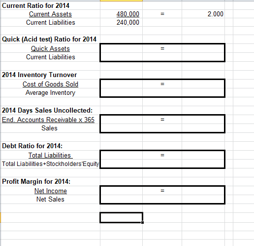 (Format the Trend Percentage cells for "%") Trend Percentages Yr Ended YrEnded