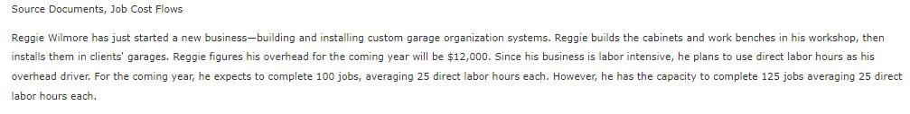 Drop down options: Labor Time Tickets, or Job-order cost sheet, or Sales