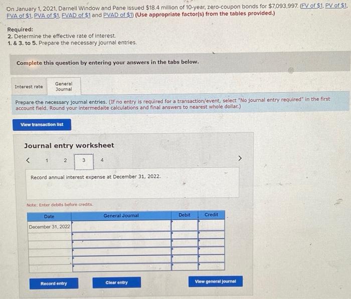 issued $18.4 million of 10-year, zero-coupon bonds for $7,093,997. (FV of $1.