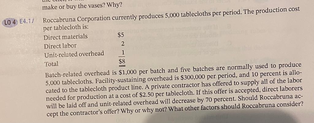Introduction to Accounting An Integrated Approach Eighth Edition Chapter 4 E4.17 make
