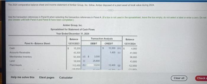 112,450 (18,650) Merchandise Inventory Long-term Assets Land Plant Assets Accumulated Depreciation-Plant Assets