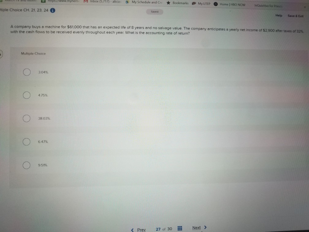 provided for use in this problem Present Value of$1 at 8% 0.9259