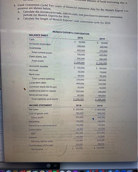 The Itsar Products Company has made the following monthly estimates of cash