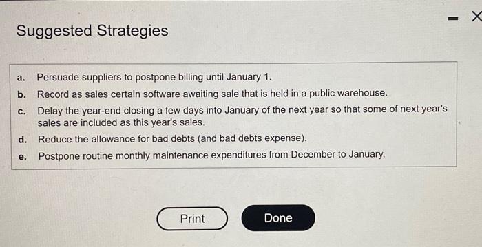 develops and sells educational software. Shortly before the December 31 fiscal year-end,