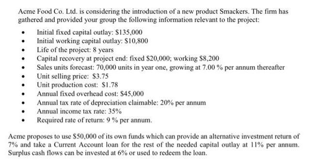 Using the Net Cash Flows from your NPV calculations, prepare a comprehensive