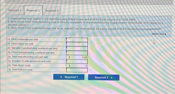 relevant range of production is 24,000 to 31,000 units. When it produces
