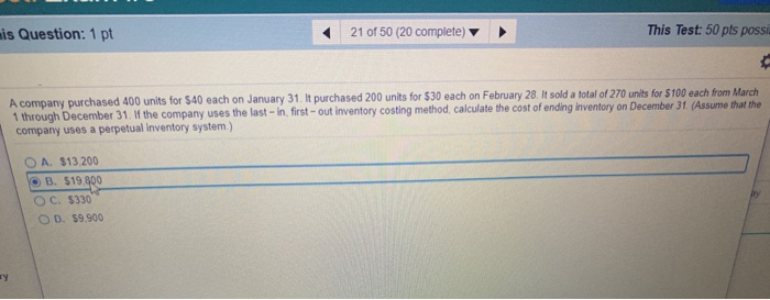 please help me. would the correct answer be B mis Question: 1