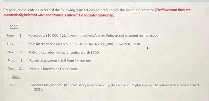 please solve the red boxes Prepare journal entries to record the following