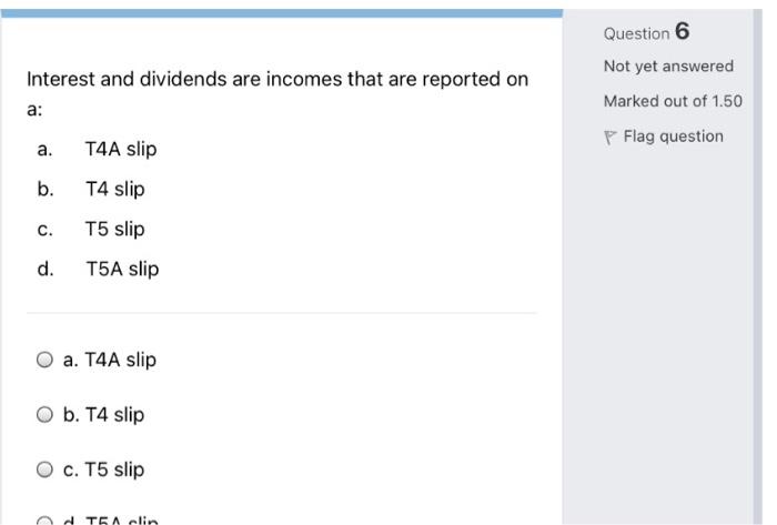 the amount of earnings before any deduction for taxes d. Personal tax