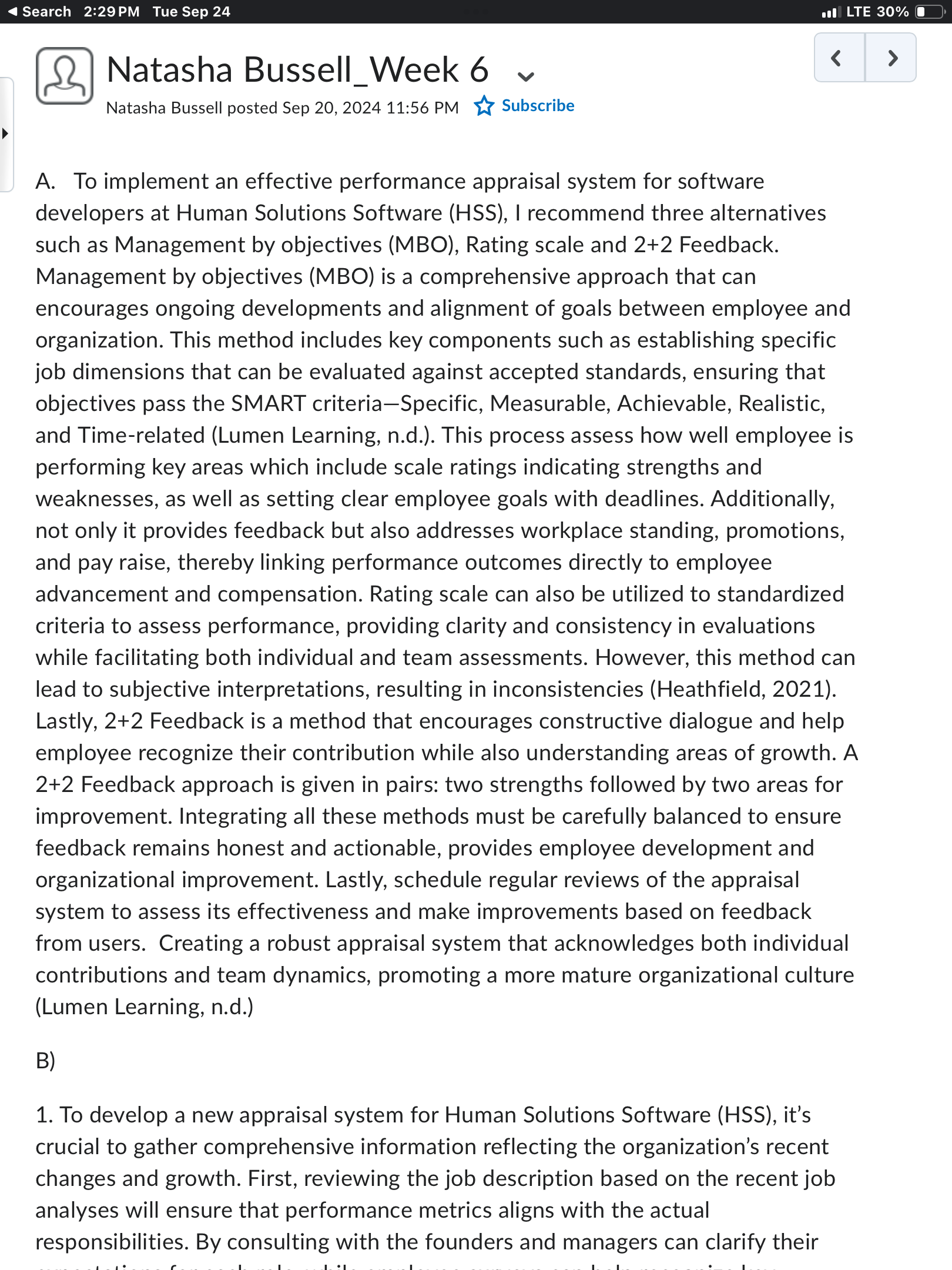 Reply back as a peer with reference to the discussion 4 Search