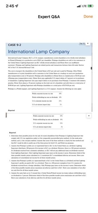 help?? havung trouble understanding how to apply the resale price method. CASE