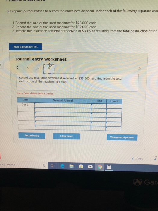 questions displayed below Onslow Co purchases a used machine for $288.000 cash