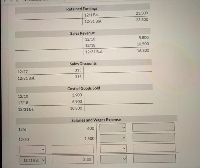 3. 4. Journalize the adjusting entries. (Credit account titles are automatically indented