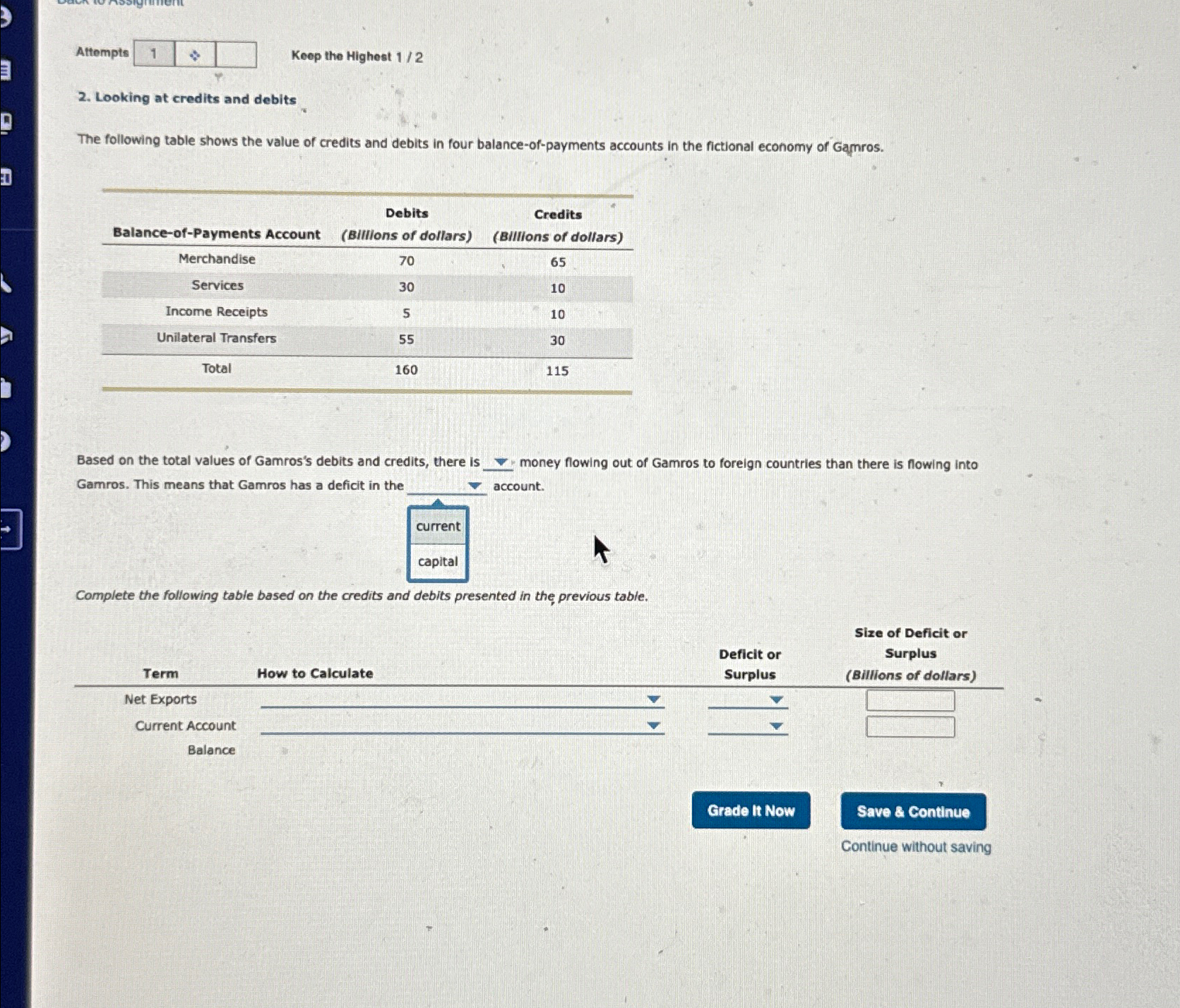  Attempts \table[[1,+1,]] Keep the Highest 12 2. Looking at credits and