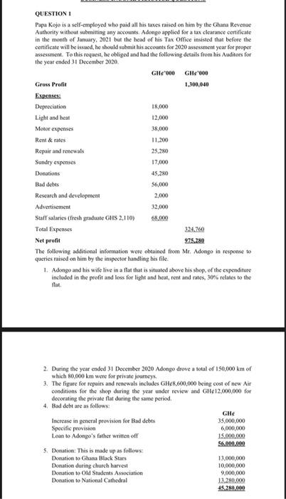 taxation question please answer with steps ive already made the changes needed