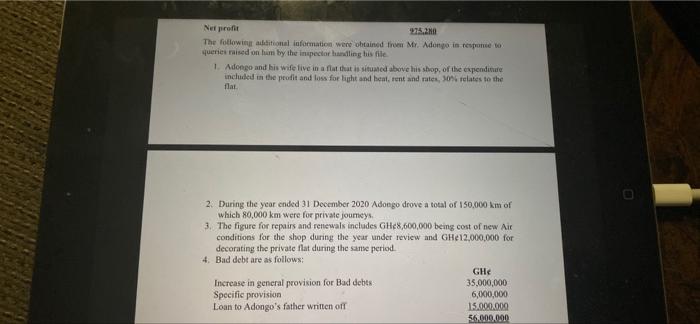 Adongo applied for a tax clearance certificate in the month of January,
