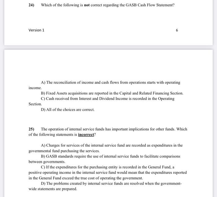 account for: A) Activities that produce goods or services to be provided