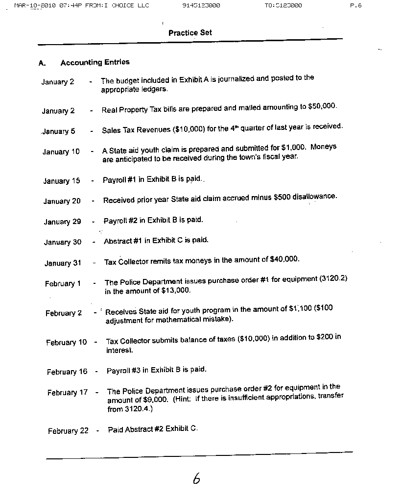 Budgetary and Expenditure Accounts A510 Estimated Revenues A521 Encumbrances A$22 Expenditures A599