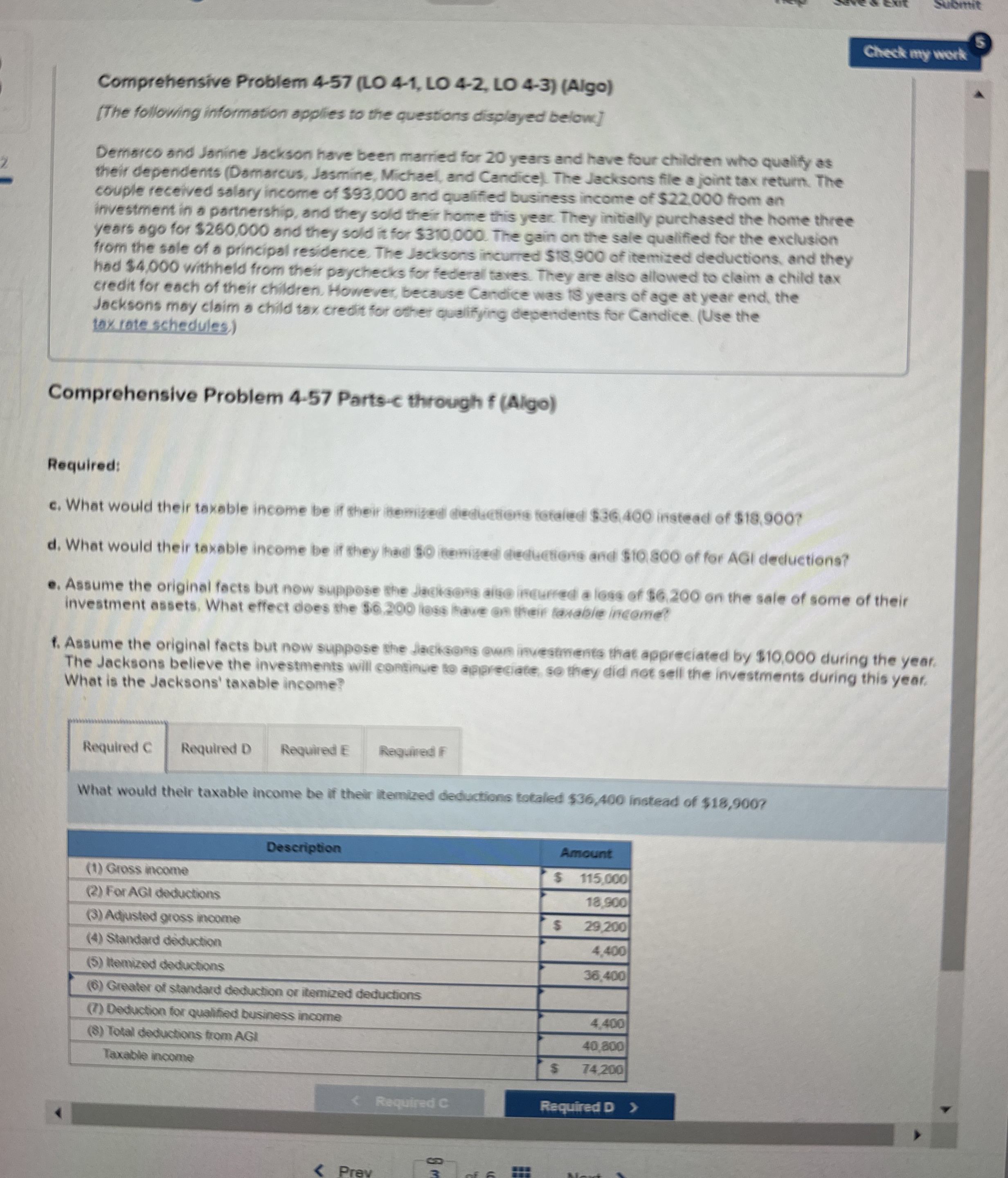  Comprehensive Problem 4-57(LO 4-1, LO 4-2, LO 4-3)(Algo) [The following information