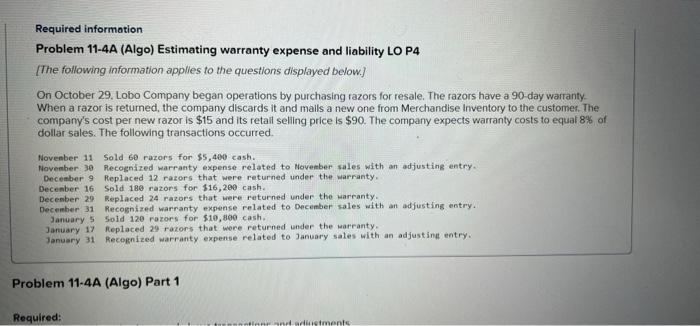 This question is a Five part Question! please answer fully. The General