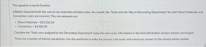 have three different major processes: baking decorating, and packaging. Cupcakes are transferred