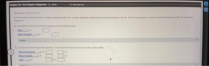  Chapter 10 - Pre-Chapter Assignment ook Show Me Os the day