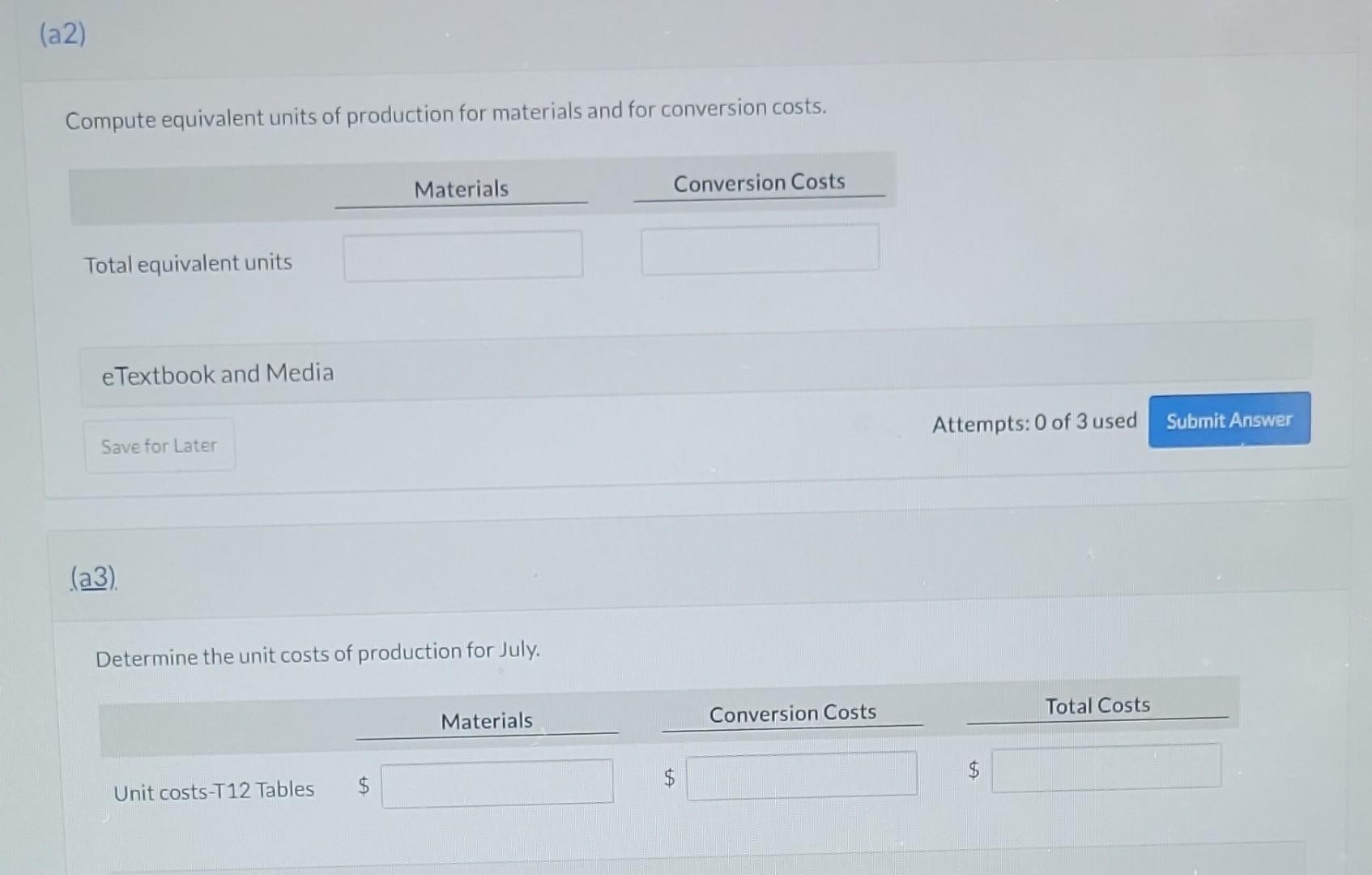 **cost section also request totals** Sheridan Industries Inc. manufactures dorm furniture in