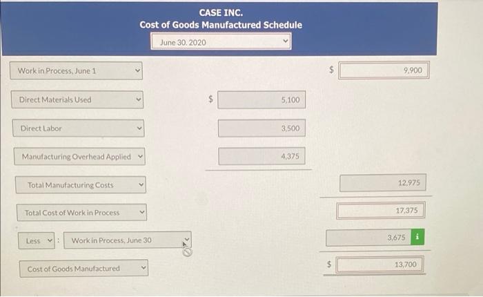in Process Inventory $4.400 Manufacturing Overhead Applied $5,550 Manufacturing Overhead Incurred $34,300