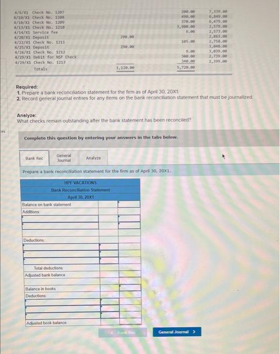 to adjust the cash balance. LO 9-5, 9-6 On May 2 20x1,