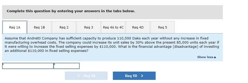 Reg 1B Reg 2 Reg 3 Req 4A to 4C Req 4D