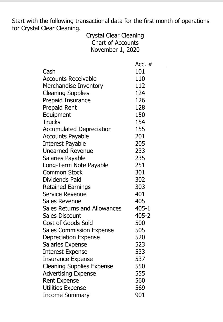  make a 10 column worksheet with the info provided Start with