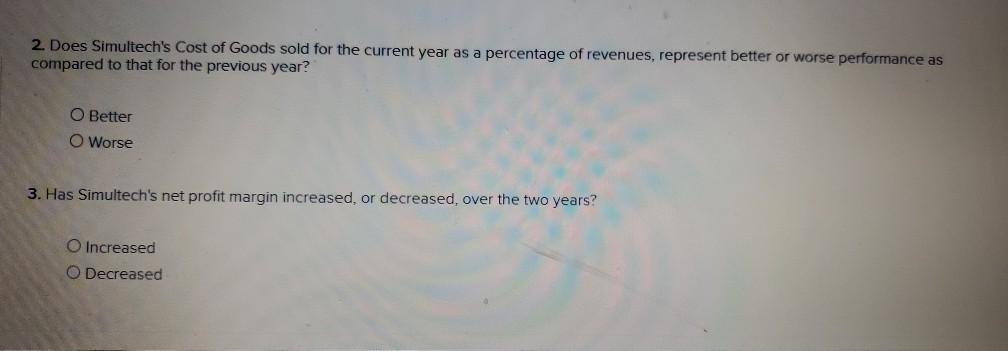 item as a percentage of sales revenues. (Round your answers to the